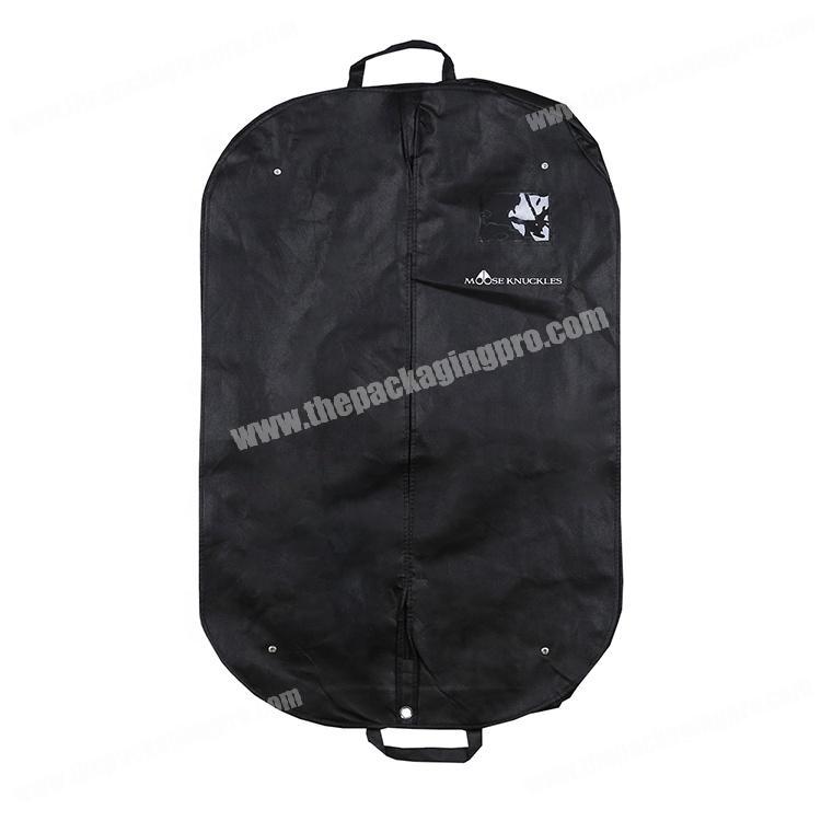 Reusable Custom Printed Non Woven Foldable Garment Bag For Suit&Dress
