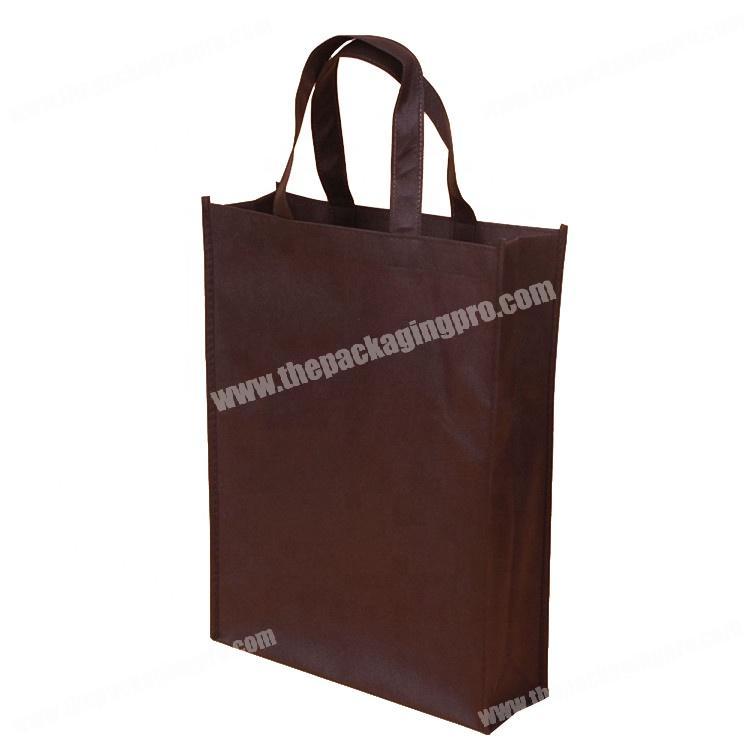 Reusable shopping carrying non woven bag with logo printed