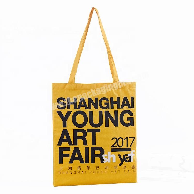 Reusable shopping  printed brand name tote bag for advertising