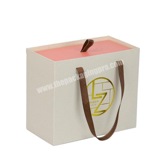 ribbon handle gift packaging newborn baby clothes set box