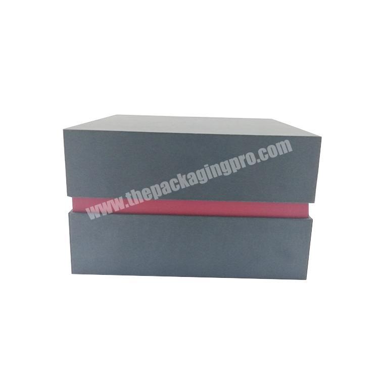 rigid cardboard box for skincare packaging ,lid and base box with Shoulder Neck and foam insert