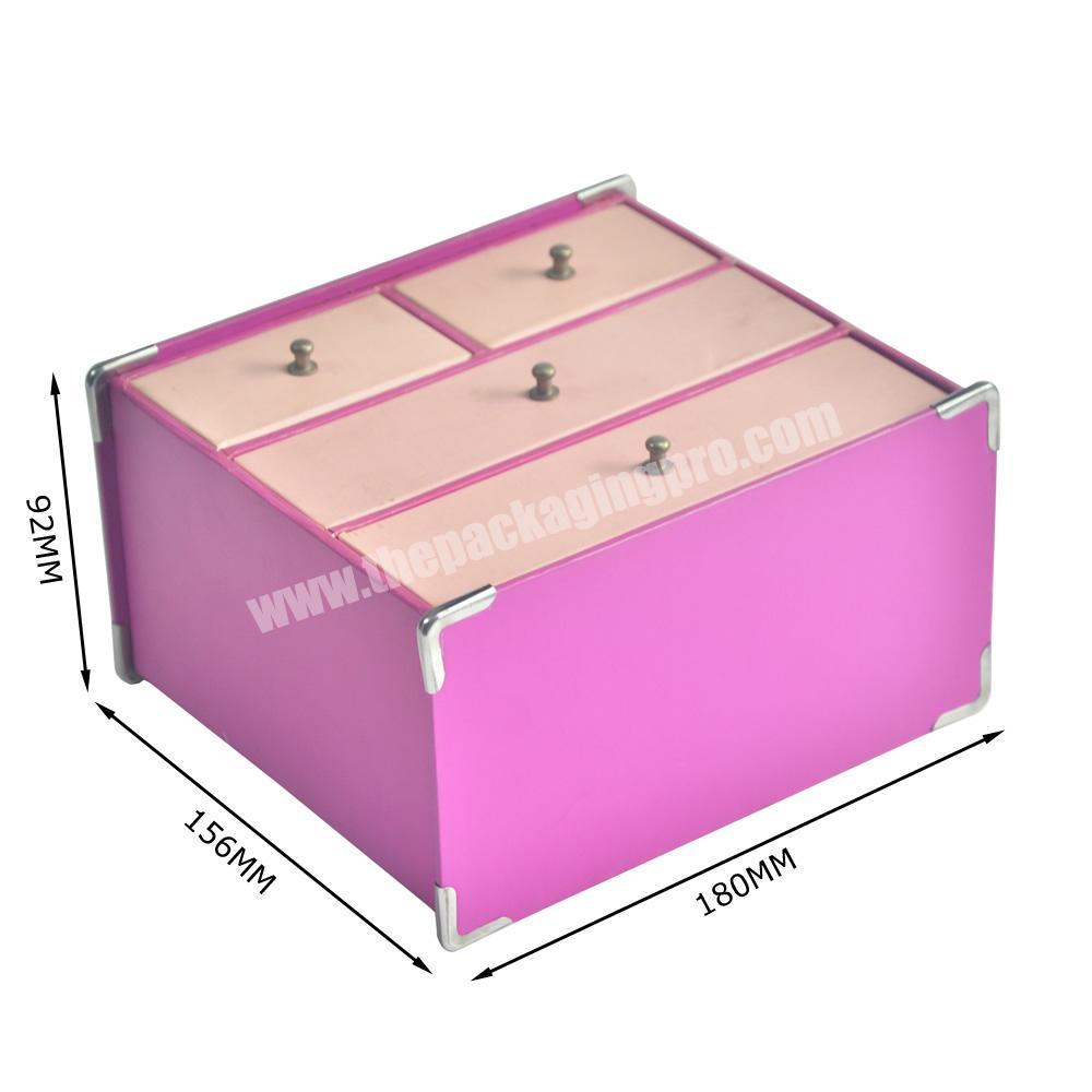 Rigid Cardboard Drawer Cupboard Design Storage Box For Jewelry Packaging