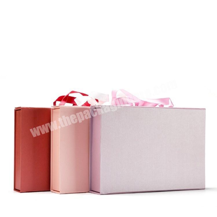 Rigid Cardboard Packaging Craft Paper Gift Magnetic Window Box Custom Logo Flip Top Collapsible Foldable Recycled