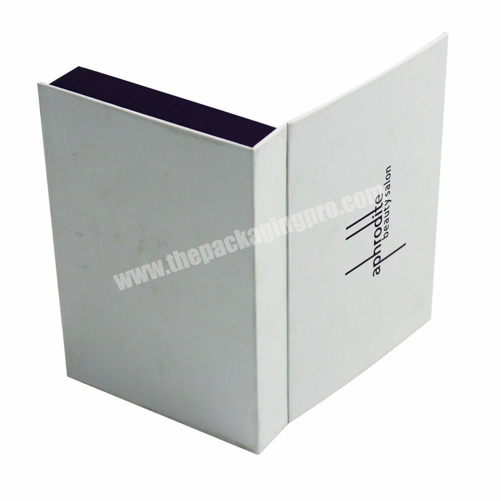 Rigid Cardboard Packaging With Silk Ribbon Folding Box Printing