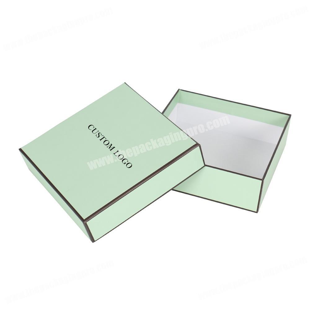 Rigid gift cardboard paper ribbon handmade color packing garment bikini bra box underwear packaging