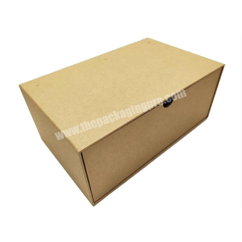 Rigid kraft paper box recycled gift recycle