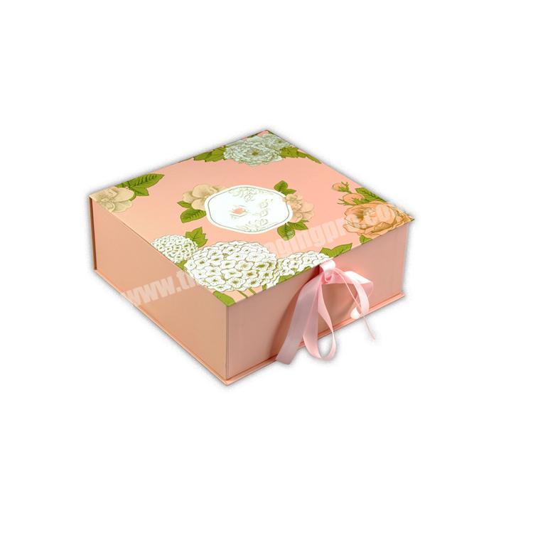 Rigid luxury gift box rigid package box Custom Logo Print hot stamp luxury box