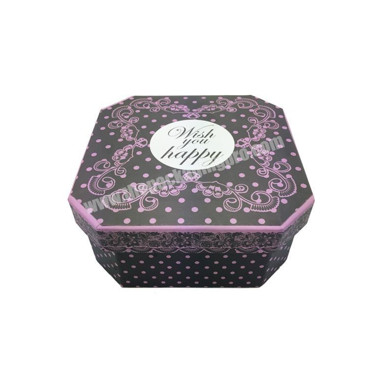 Rigid Paper Cosmetic Favor Luxury Rectangular Gift Box Packaging