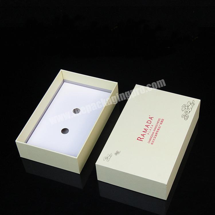 Rigid Paper cosmetic favor Luxury rectangular kraft gift box Packaging in Guangzhou