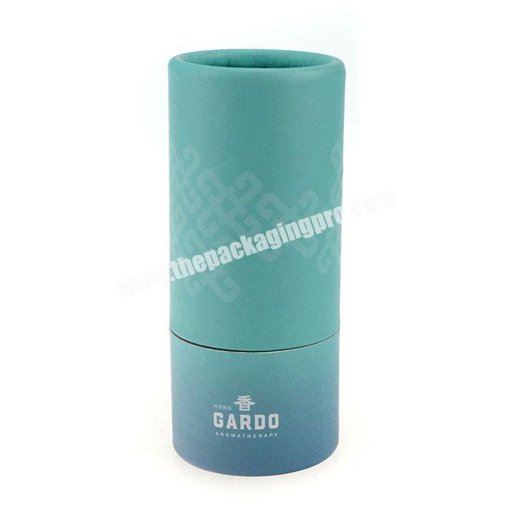 rolled edge paper packing tubes round shape box perfume bottle packaging box