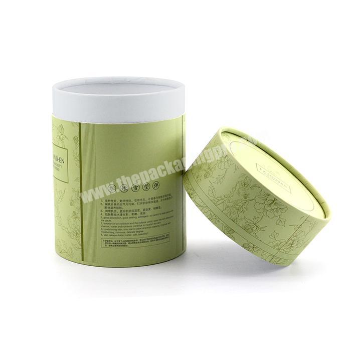 round cardboard tube paper canister round paper box
