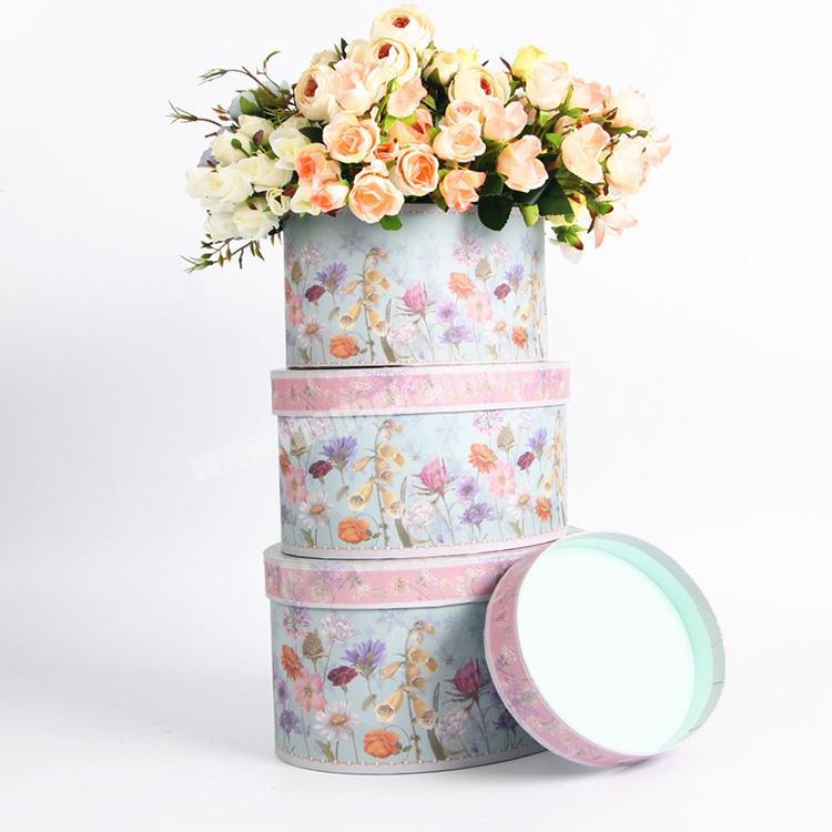 round corner packaging oval cardboard box nesting boxes with lids cardboard gift box packaging flowers