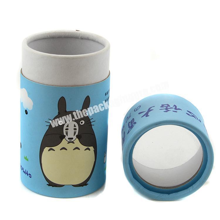 round cylinder gift box cylinder box packaging round paper tube with pvc window