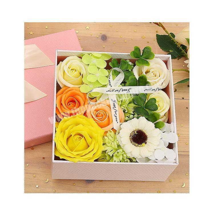 Round flower box hot sale luxury gift box 2019