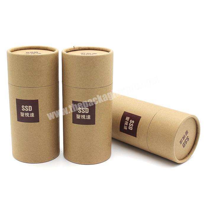 round kraft paper cylinder box kraft tube for packaging