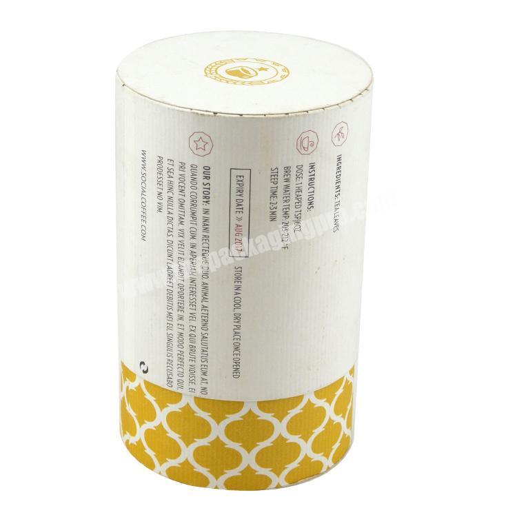 round rigid box eco friendly paper tube packaging recycled cardboard tubes