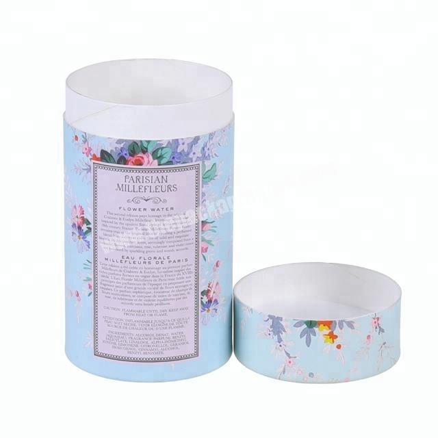 round tube paper cardboard packaging box essential oils