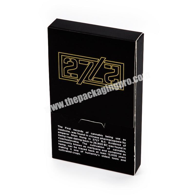 Sample Jar   Custom  Logo printed Designs  Retail rectangle black  cartridge packaging paper box