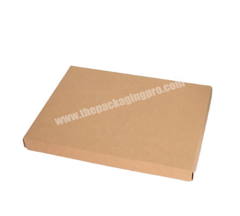 SC China Factory Top and Bottom Brown Kraft Paper Folding Packaging Box