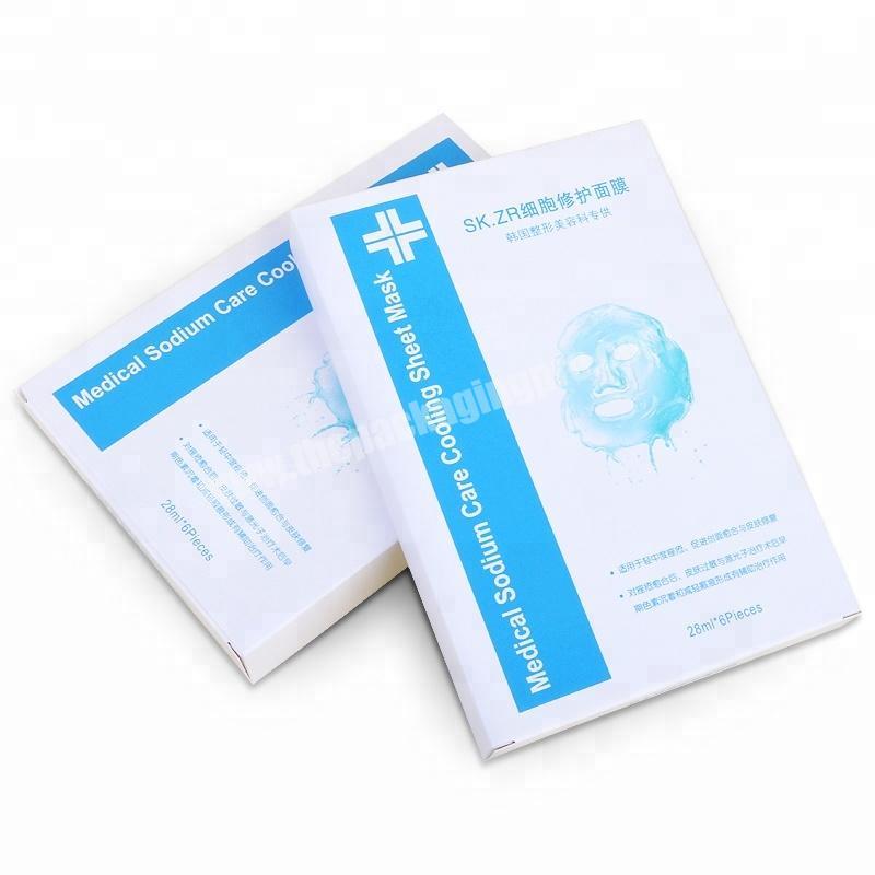SC Custom Made High Quality Face Sheet Facial Mask Box Printing Packaging