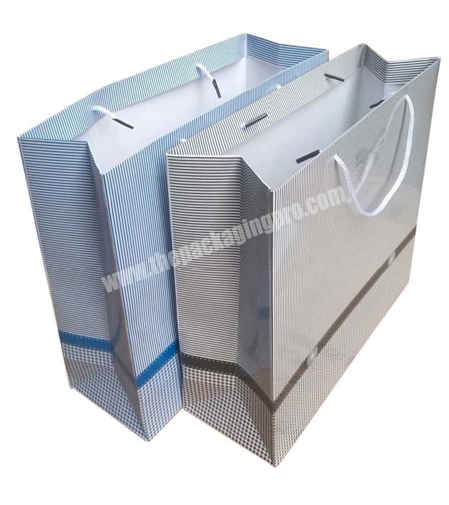 SC factory customized design clothing packaging gift paper bag