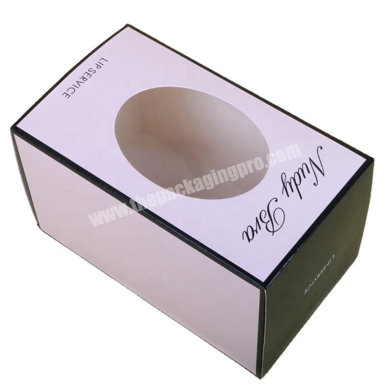 SC Free sample custom silicone bra packaging paper box with logo printing