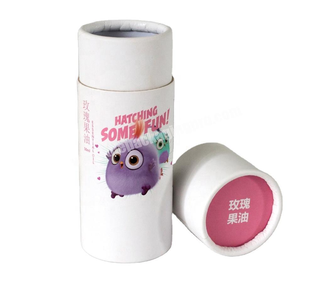 SC Good Quality Custom Printed Round Cosmetics Packaging Cardboard Tubes Box