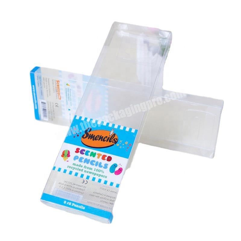 SC High quality wholesale clear PVC hard plastic packaging box