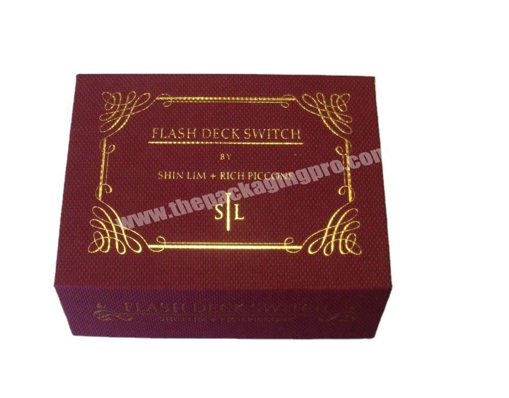 SC Luxury Custom Design Hard Paperboard Magnetic Closure Gift Packaging Box