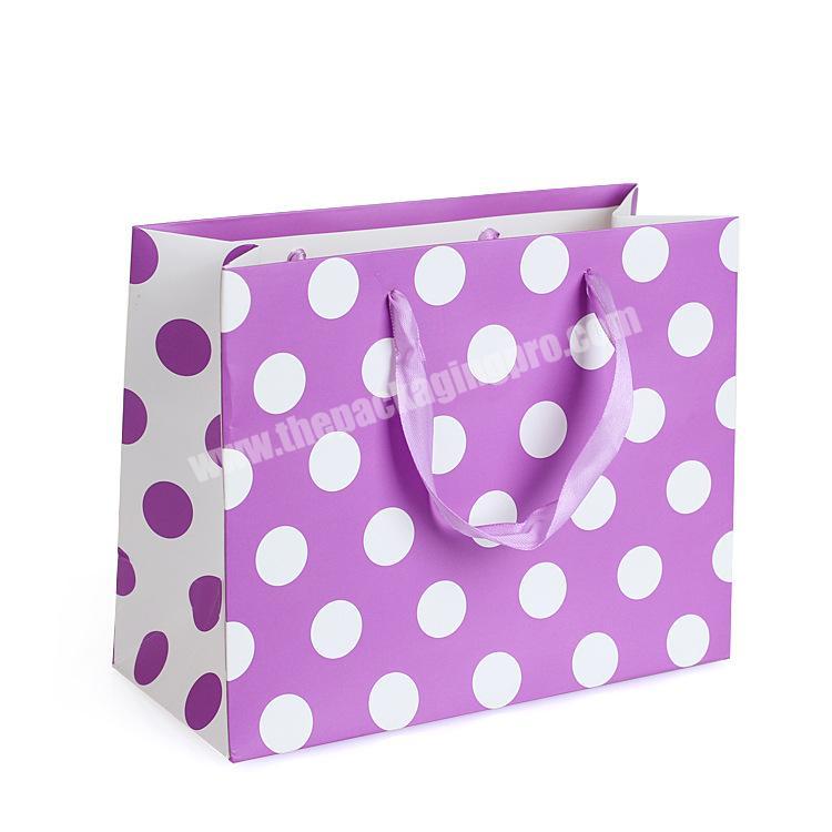 SC Offset printing custom paper shopping cardboard gift packaging bag