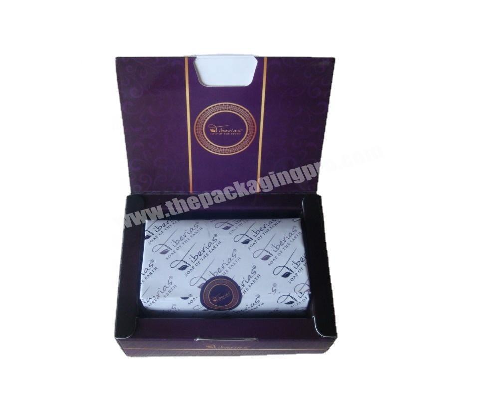 SC Popular Supplier Custom Creative Design Foldable Soap Paper Box Packaging