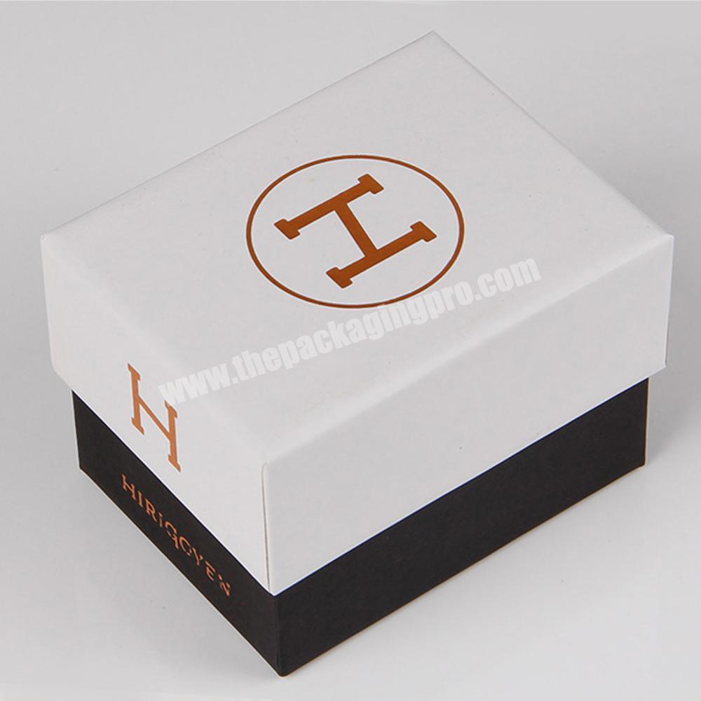 Scarf packaging logo printing hot stamping packaging boxes for apparel packaging