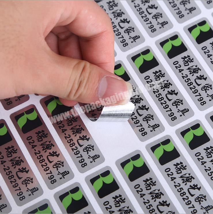 self adhesive label printing machine sticker printing custom clear label sticker