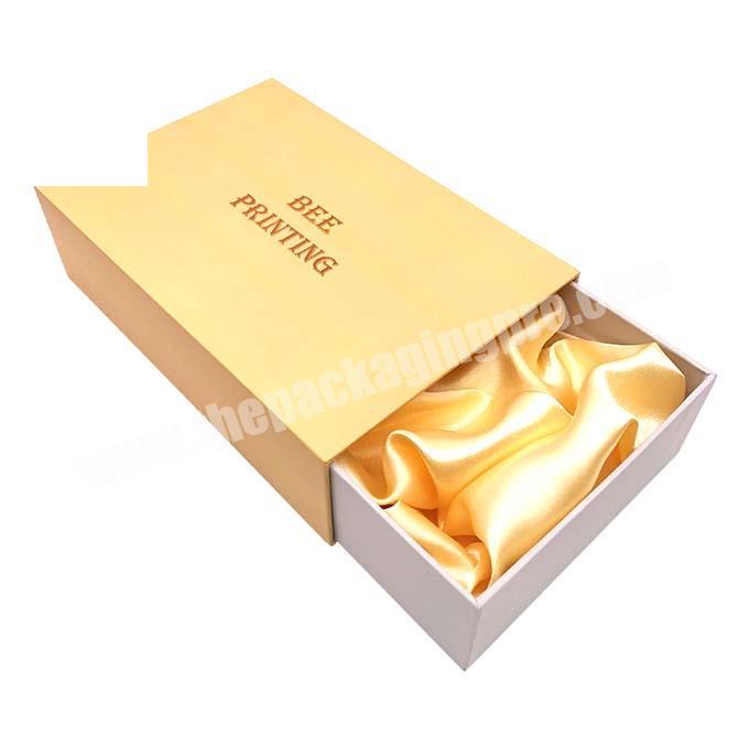 Selling products garment drawer box eyelash packaging with sleeve customized red paper gift