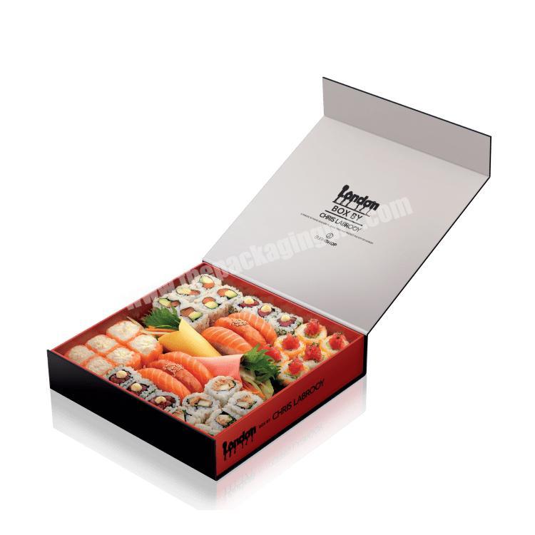 SENCAI Cheaper Custom Printing Foldable Kraft Paper Sushi Takeaway Box With Pla Window
