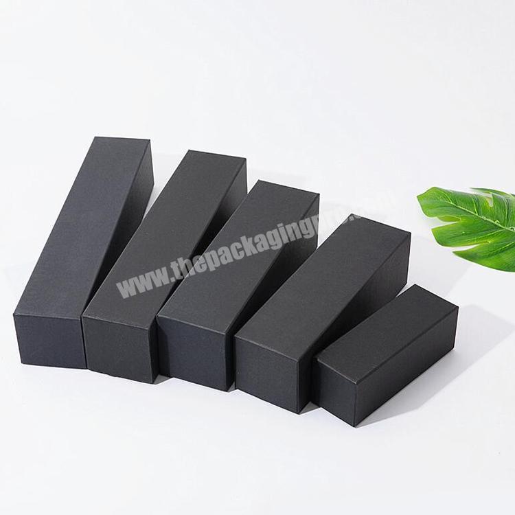 Shenzhen Black white Kraft Paper box Lipstick Cosmetic Perfume Bottle Paper Box Essential Oil Packaging Box