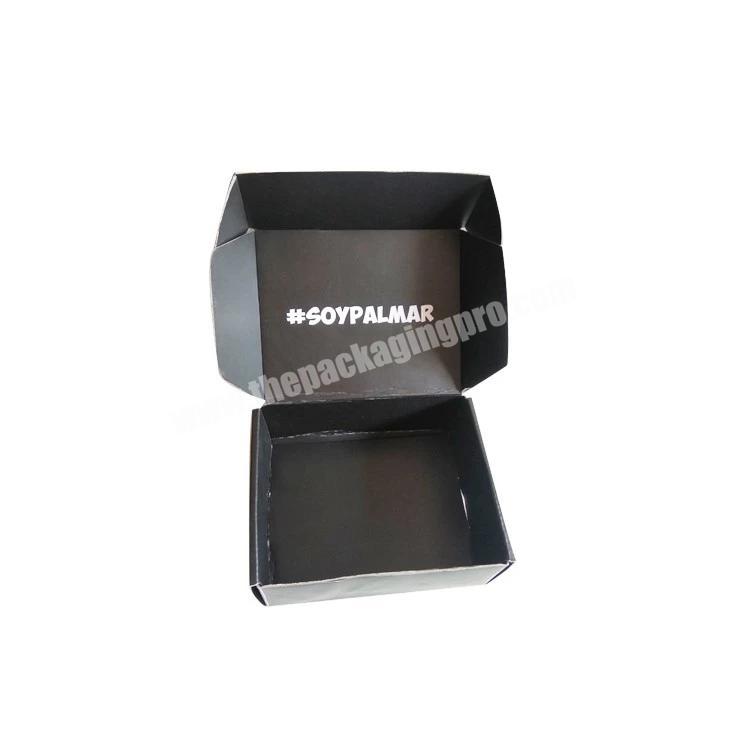 shenzhen factory Corrugated Shipping Boxes Packaging Mystery Cardboard Sushi Tea Book Shoe Black Mail Box