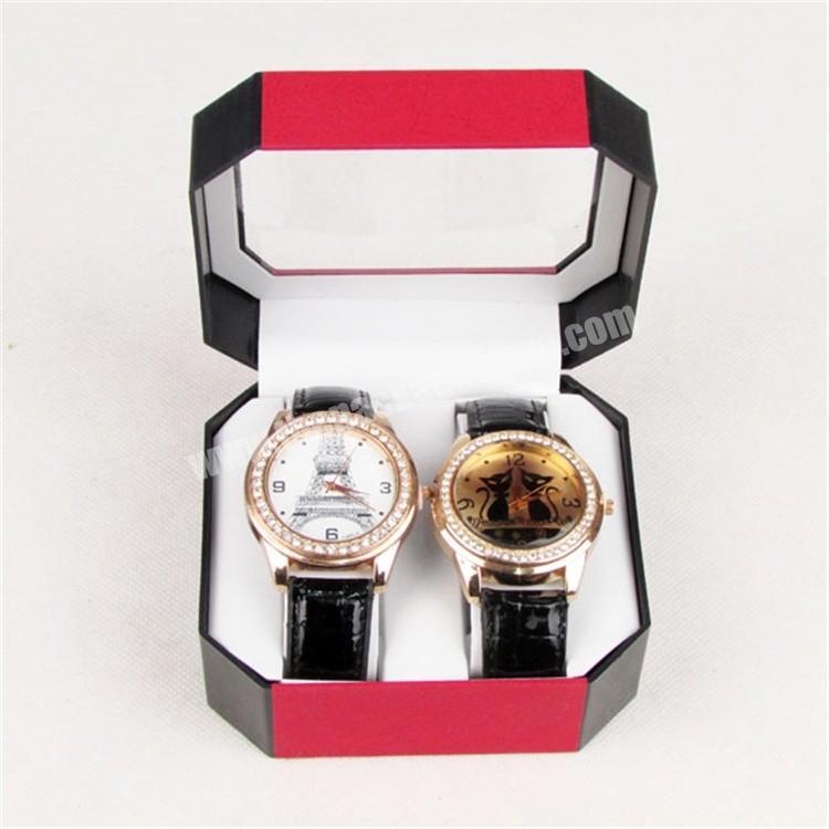 Shenzhen Fashion Box Plastic Watch Packaging Box With Clear Window Watch Display Box