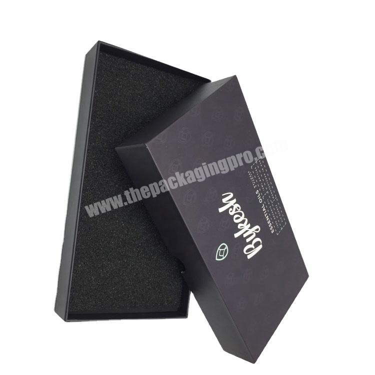 Shenzhen manufacturer made Essential oil paper gift box with lid