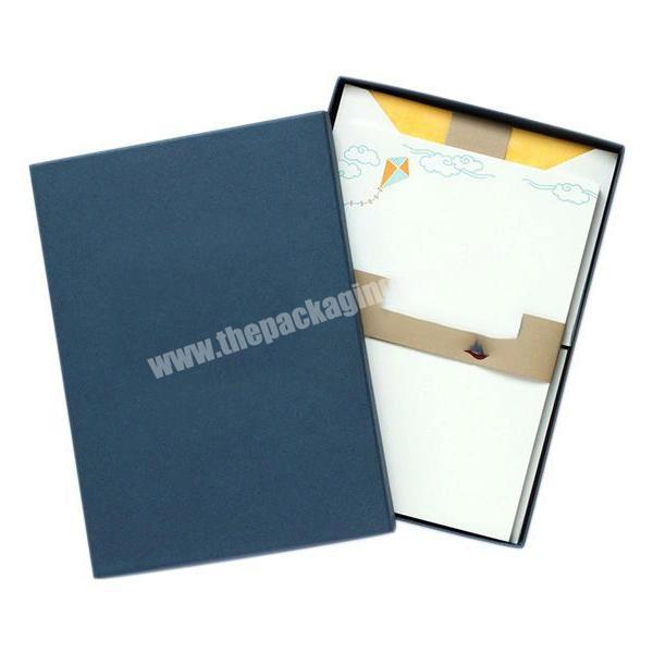 Shenzhen packaging Lid off Brown woodfree paper lid off Cheaper rigid paper packing box