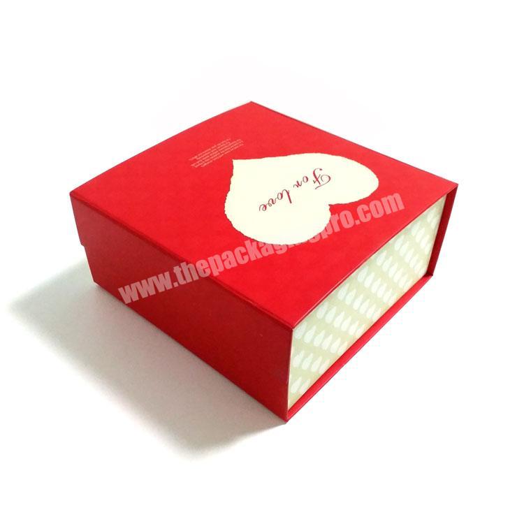 Shenzhen professional custom thin cardboard packaging magnetic gift boxes