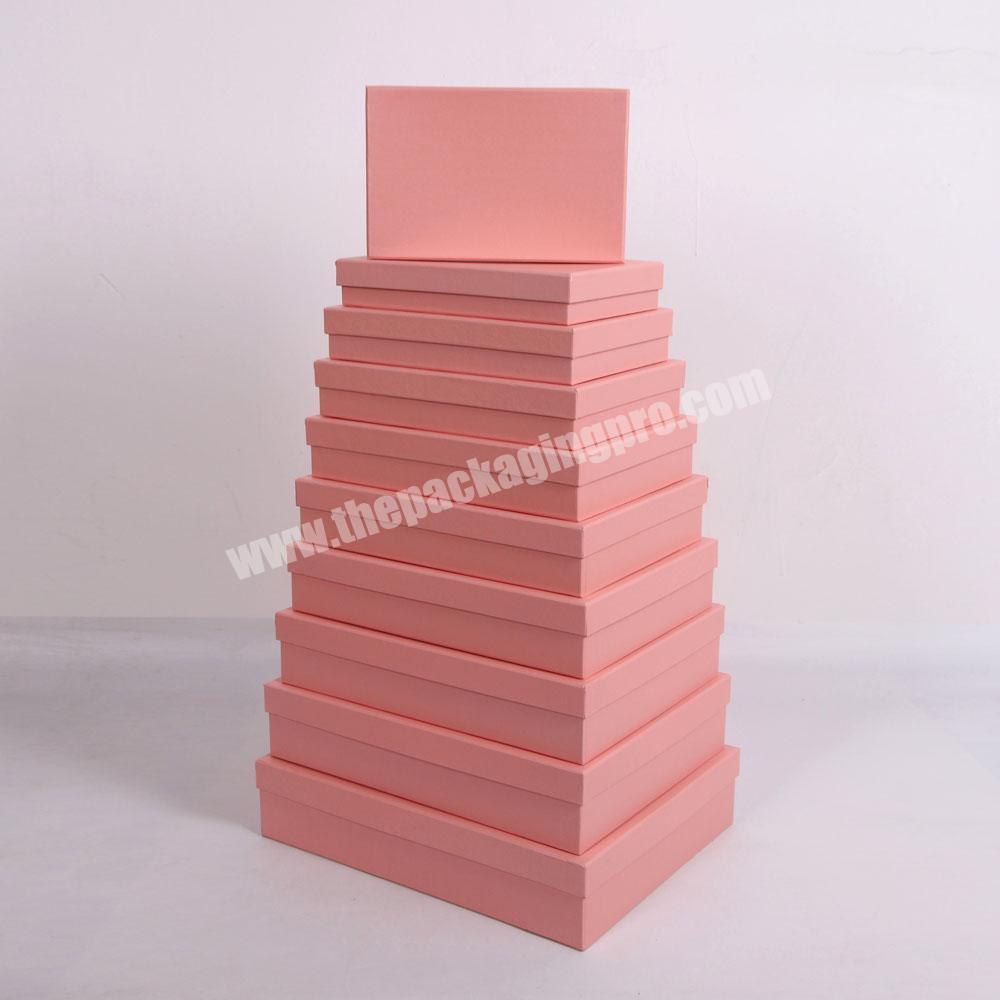 Shihao 607 Pearl Color  Paper Gift Boxes Set  10 in 1