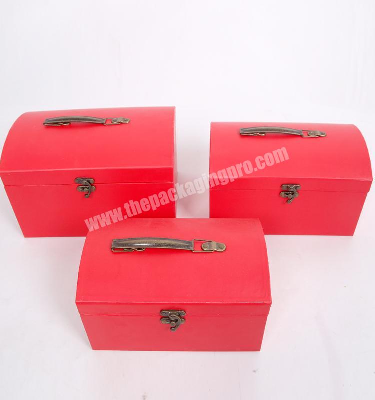 Factory Shihao Decorative Suitcase Box Paper With Handle