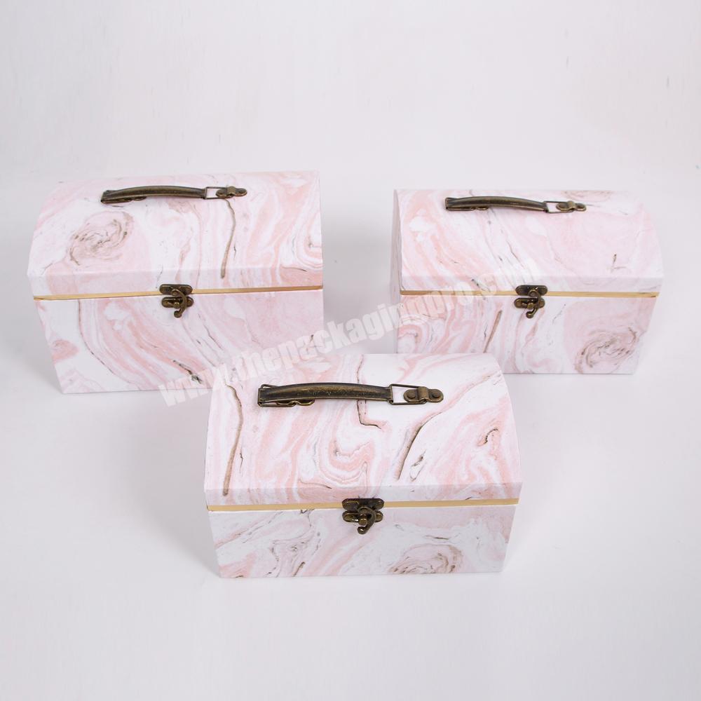 Supplier Shihao Decorative Suitcase Box Paper With Handle