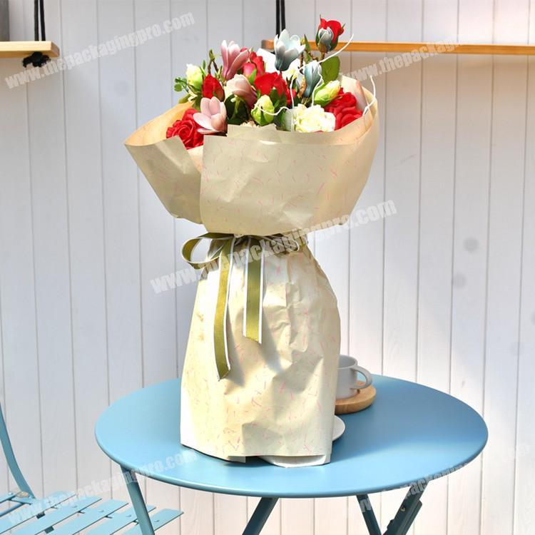 Shinewrap Custom Flower Packaging Paper Mixed Pulp Wrapping Paper For Flowers