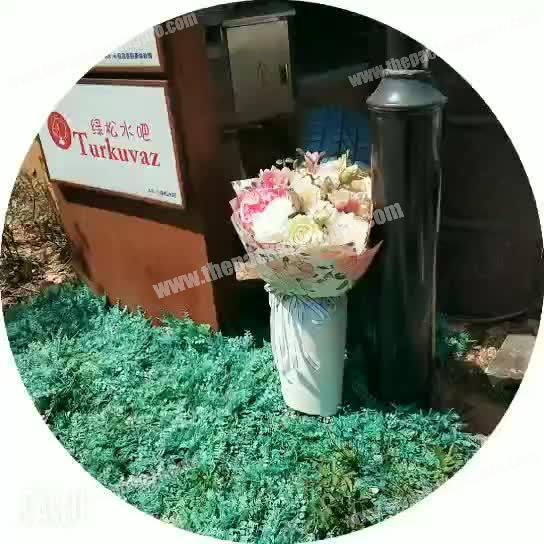 Shinewrap Custom Logo Plastic Film Wrapping Paper Roll For Flower & Gift