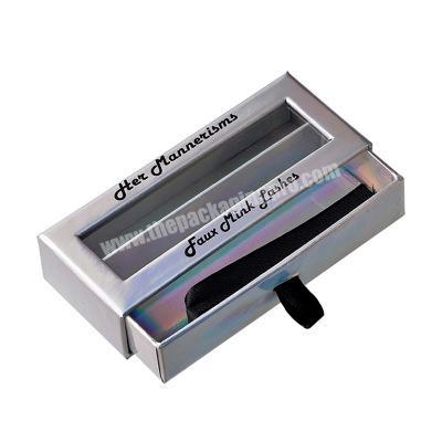 Shiny Lash Box Design Eyelash Drawer Box Eyelash Paper Packaging Box