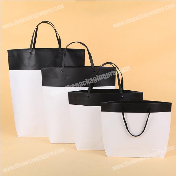 Ship Type Gift Hand Bags Kraft Paper Bag Paper Cloth Bag Custom Logo
