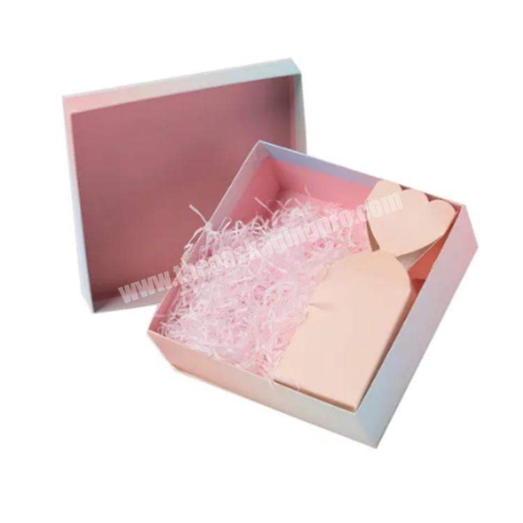 shipping boxes bridesmaid gift box with lid custom packaging box