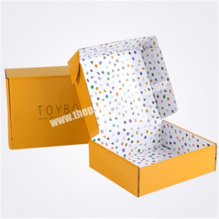shipping boxes custom logo clothing folding box packaging boxes